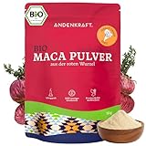 Andenkraft Bio MACA PULVER - ROT – 300 g – Superfood aus Peru – Traditionell geschätzt, beliebt bei Frauen – Gelatinisiert - Bio & vegan - 100% natürlich