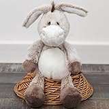 JynxtoyZeal Kuscheltier Esel Plüschtier,Niedliches Plüschtier Spielzeug,Stofftier Esel,Nettes Plüschspielzeug für Kinder und Erwachsene,32CM