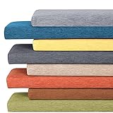 Kissen für Gartenbank, 2- und 3-Sitzer, 3-Sitzer, 3/5 cm dick, 100 / 120 cm, lang, für Esszimmer, Terrasse, Stuhl, Rückenlehne für drinnen und draußen (120 x 40 x 3 cm, Grün)