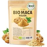D&O Nature Products Maca Pulver Bio, Gemahlene Macca Wurzel aus Peru, 100% natürlich und vegan root powder, Maccapulver aus biologischem Anbau, Bio Pulver ohne Zusatzstoffe, Organic Macc (500g)