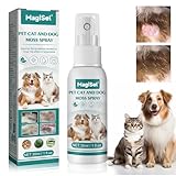 MagiSel Floh ZeckenStopp Spray für Hunde Katzen, Juckreiz Linderung für Katzen, Linderung von Beschwerden, Lindert Rötungen und Schwellungen nach der Haarentfernung, Anti Milben Spray, 30ml