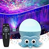 2025 Neue Octopus Ozean Sternenhimmel Projektor Lampe, Roboter Spielzeug, Galaxy Nachtlicht, Projektion LED Lampe, Kinderzimmer Dekor, Ideal für Weihnachtsgeschenke, Geburtstage, Geeignet für Mädchen