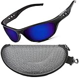 Sonnenbrille Herren Polarisiert Sport Brille für Men & Damen zum Fahren Radfahren Golf Angeln Laufen Segeln Skifahren, UV400-Schutz, Leichter, langlebiger TR90-Rahmen, Hartschalen-Etui