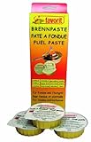 Favorit Brennpaste; geeignet für Sicherheitsbrenner; reiner Bio-Alkohol; verbrennt rußfrei; 3 x 80 g Schalen - 1811