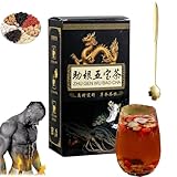 Nierentee Formel Ginseng, Nierentee Zur Nierenreinigung, Five Flavour Goji Berry Tea, Zhu Gen Wu Bao Cha, Ginseng Five Treasure Tea, Gin-seng Goji Mulberry Herbal Beeren Tee (1 Pcs)
