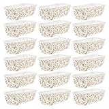 BESTonZON Backformen Kastenform Muffin Papierf?rmchen 50 St¨¹cke Muffinf?rmchen Papier Cupcake Liners Formen Kuchen Pappbecher Mousse Backf?rmchen f¨¹r Hochzeit Geburtstag Weinachtsdeko