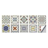 Aufkleber zum Aufkleben auf Schmetterlinge für Wand, 10 Stück, 3D-Kristallfliesen-Aufkleber, selbstklebend, Badezimmer, Küche, Esstisch, Schuhkarton, Fliesen-Wandaufkleber