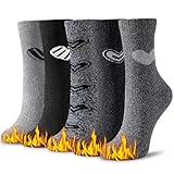 Niofind Thermosocken Damen, Wollsocken, Wintersocken, Dicke Stricksocken, Warme Socken, Bunte Gemütlich und Atmungsaktiv, 37-42, 5 Paar