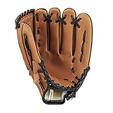 YJZQ Baseball Handschuhe Softball-Handschuh PU Leder Softballhandschuhe Sport Outdoor verdickender Krug Baseball Glove linken SportGlove für Erwachsene und Jugendliche