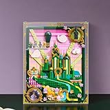 Acryl Vitrine für Lego 75685 Emerald City Wandkunst Bauset Staubdichte Displaybox Transparent Box Display Box Kompatibel mit Lego 75685 (Nur Hülle, Kein Modell)