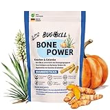 BugBell Softe Knabbersticks für Hunde 60g, Knochen & Gelenke, Fettreduziert & Pflanzlich, zur Unterstützung der Mobilität, Yuccawurzel, Kurkuma