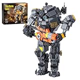 Titan 2 Mech Roboter Baukasten, Vanguard-Klasse Spiel Mech Actionfigur Bausteine Set, Kompatibel mit Lego, Coole Roboter Spielzeug Geschenk für Fans Jungen Kinder Geburtstag Weihnachten (875 PCS)