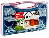 fischer Meister-Box XL Universal, 266-teiliges Dübel- und Schraubenset, 6-8 mm Durchmesser, 30-50 mm Länge, für Heimwerker und Profis, für das ganze Haus, Universaldübel UX, Spreizdübel SX Plus