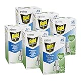 Raid Essentials Mückenstecker 45 Nächte Nachfüller, Elektrischer Insekten-Schutz vor Mücken & Tigermücken, 6er Pack (6 x 32 ml)
