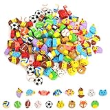 KQDRAVINE 150 Stück Radiergummis Bunt, Tiere Ozean und Ball Radiergummi Set, Eraser Schulsachen Mitgebsel für Geschenke Klassenzimmer Belohnungen, Party Mitgebsel, Grundschule