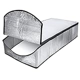 Dachboden Treppen Isolierabdeckung, Isolierabdeckung mit Wasserdicht Reißverschluss, Dachboden Treppe Isolator Abdeckung für Pull Down Treppe, reines Aluminium, feuerfest