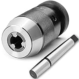 Schnellspannbohrfutter B18 Bohrfutter 1-16 mm + MK2/MT2 Kegeldorn Präzisionsbohrfutter für Drehmaschine Bohrmaschine MK2/MT2 Austreiblappen