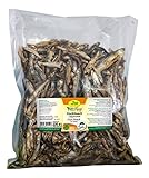 cdVet Naturprodukte FischSnack Beutel 250 g - Hund, Katze - Einzelfuttermittel - Belohnung - wertvolle Omega Fettsäuren - natürlich - luftgetrocknet - ohne Farbstoffe + Konservierungsstoffe -