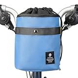 BAIGIO 3.5L Lenkertasche für Fahrrad Multifunktional Fahrradtaschen Vorne Lenker Klein Vordertasche E-Scooter Lenkradtasche Umhängetasche Schultertasche für Kinder Damen und Herren, Blau