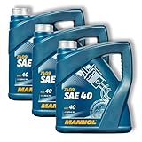 4L Mannol SAE 40 Motoröl