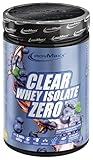 IronMaxx Clear Whey Isolate Zero - Blueberry Ice Tea 400g Dose | Klares Molkenprotein-Isolat ohne Zucker | Laktosefreies Clear Protein | Protein Limonade mit fruchtig-erfrischendem Geschmack