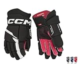 CCM Next Handschuhe Senior HGNEXT23, Größe:14 Zoll, Farbe:schwarz/weiß