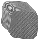 VALICLUD 20 Blatt Anti rutsch Aufkleber für Badewanne und Badezimmer Selbstklebende Wasserfeste rutschfeste Bodenaufkleber Einfache Montage Starke Haftung Graue Quadratische