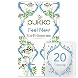 Pukka | Bio-Kräutertee „Feel New“ | Anissamen, Fenchel, Kardamom und Kurkuma | Für dein inneres Strahlen | 1er Pack | 20 Teebeutel