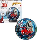 Ravensburger 3D Puzzle 11563 - Puzzle-Ball Spiderman - 72 Teile - Puzzle-Ball für Erwachsene und Kinder ab 6 Jahren