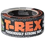 T-Rex Tape 821-01 Gewebeband – Extrem starkes Panzertape – Wasserdichtes Reparaturband für innen & außen – Klebeband zum Reparieren & Befestigen – 48mm x 9,1m, Grau