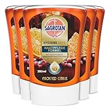 Sagrotan Hygiene Seife Hautpflege Formel, Frosted Citrus, Limitierte Edition, 5x250ml