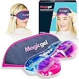 Magic Gel - Augenmaske zum Kühlen oder Erhitzen - Kühlende Augenmaske mit Kühlpads - Migräne Maske auch als Schlafmaske geeignet