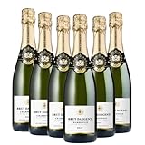 Brut Dargent Chardonnay Brut | 6 x 0,75 L | 11% Vol. | Elegant & Frisch | Ideal für Aperitif & Feiern | Schaumwein Aus Frankreich