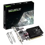 SAPLOS Geforce GT 730 Grafikkarte, 4 GB DDR3 128-Bit, HDMI VGA DVI, Low Profile Videokarte, Low Power, PCI Express x16, 2K Support, Fermi Version