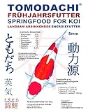 Koifutter Frühjahrsfutter Sinkfutter Koi energiereich arktisches Fischmehl Krillmehl gut verdaulich langsam sinkend Tomodachi Koisinkfutter 5mm 5kg