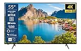 TELEFUNKEN XU55SN550S 55 Zoll Fernseher/Smart TV (4K Ultra HD, HDR, Triple-Tuner, Dolby Atmos) - Inkl. 6 Monate HD+ [2023], Schwarz