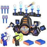 Vankarr Spielzeug Pistole für Nerf Gun Zielscheibe,Kinder Schießspiel-Spielzeugset mit Schwebeball-Zielmodus & 9 Ziele, Geschenk für Jungen Mädchen Ab 6 7 8 9 10 11 12 Jahre