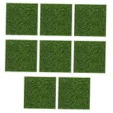 HANABASS 1 Satz Künstliches Moos Teiliges Realistische Dekoration Für Mikrolandschaften Für DIY Gartenprojekte Innen Und Außendekoration Perfektes Rasenteppich Design Für Gläser 8 Stück