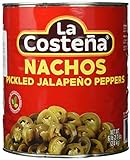 La Costena Jalapeno Nacho Scheiben | 2800gr | Mexikanische Küche | Jalapenos in Scheiben geschnitten | mild bis mittelscharf | Zu Enchiladas oder Quesadillas | Hervorragender Geschmack