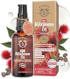 BIONOBLE Rizinusöl Kaltgepresst Bio - 100% Natürlich, Ohne Hexan - Wachstumsfördernd, Repariert - Rizinusöl Bio Haare, Wimpern, Augenbrauen, Haut - Castor Oil - Glasflasche, Pipette, Pumpe - 50ml