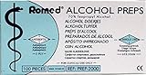 Romed Alkoholtupfer 2-lagig 65 x 30mm Tupfer Alkohol 100 Stück