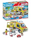 PLAYMOBIL | City Life | Rettungswagen | mit Licht und Soundeffekten | Spielzeug für Kinder ab 4 Jahren | 71202