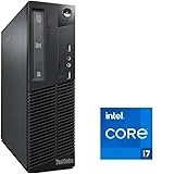 Lenovo - Schneller PC mit Intel Core i7 4790 - Desktop Computer + Silent Rechner für Büro & Home Office mit 4 GHZ - 16GB RAM - 512GB SSD - USB3.0 - WLAN - inkl Windows 11 Pro und Office 2010 | 7672