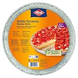 Albal Aluminium, rund, 28 cm, Einwegkarte, speziell für Gebäck und Desserts, 5 Formen (202543), 28 cm, 5 Stück