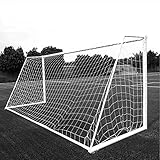 Nimoa Fußballnetz 240 x 180, Fussball Netz Tornetz, Fußballnetz in Voller Größe Sport Ersatz-Fußballtornetz Zubehör für Fussball Trainingspraxis(8X6FT)