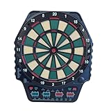 Crane Elektronische Dartscheibe Set für Maximal 16 Spieler mit 27 Spiele und vielen Variationen Dartspiel Dart elektronisch