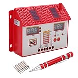 Solarladeregler MPPT 12V 24V Automatische LED-Anzeige 30A Hausförmiger Solarpanel-Regler mit Kurzschlussschutz für Solaranlage