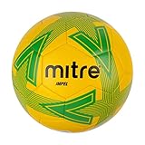 Mitre Impel L30P Fußball, hohe Strapazierfähigkeit, Formbeständigkeit, Gelb/Grün, 5