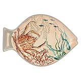 ROSE & TULIPANI MILANO Nador Sea Life Set 2 Fischteller 100% Melamin 33x23cm in Geschenkbox
