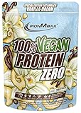 IronMaxx 100% Vegan Protein Zero - Vanilla Dream 500g | zuckerfreies und proteinreiches Eiweißpulver aus 4 Komponenten | veganes Proteinpulver ohne Aspartam